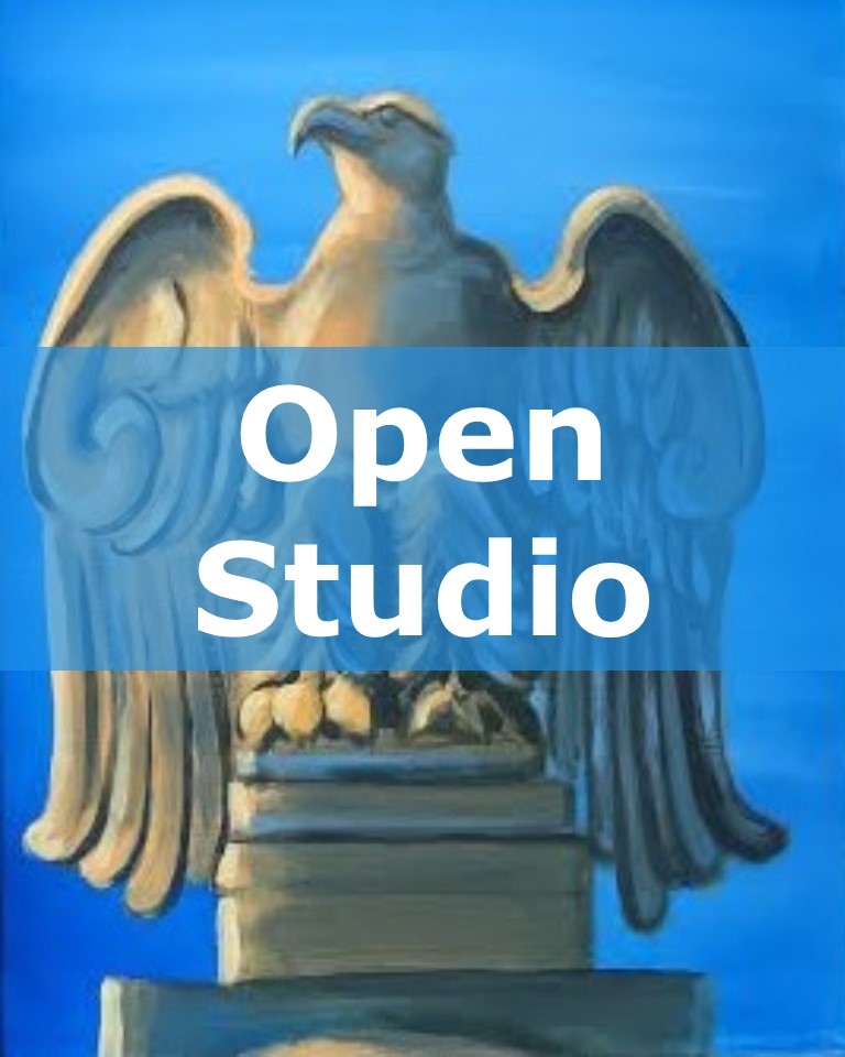Open Studio 12-6 PM  Self Guided 10X10 Paintings $15 Walk on In!